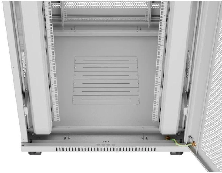 Lanberg grindų spintelė 19" 27U 800x1000 rutulinės perforuotos durelėmis LCD V2