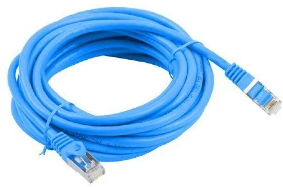 LANBERG PCF6-10CC-1000-B Patchcord RJ45 cat.6 FTP 10m Geltona