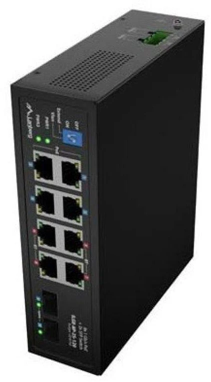 Šakotuvas Lanberg switch light industrial POE 4xBT 4xAT 2xSFP DIN niezarządzalny gigabit ethernet