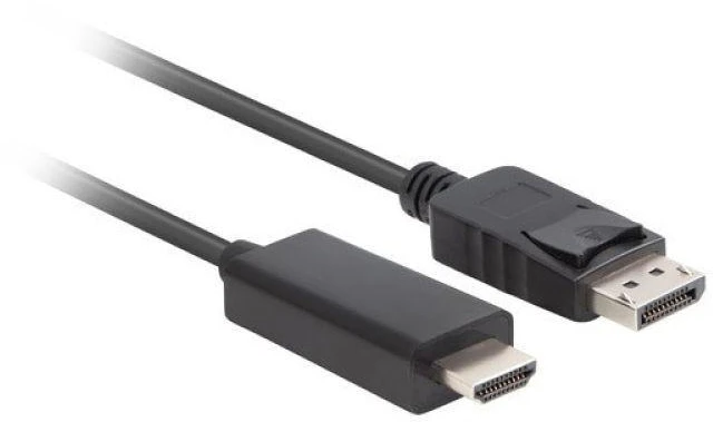 LANBERG Cable DisplayPort M v1.1->HDMI M 1.8m juodas