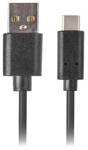 LANBERG CA-USBO-10CU-0005-BK laidas USB-C M A M 2.0 0.5M Juodas