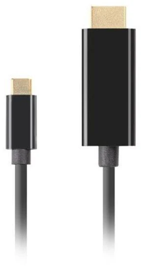 Lanberg USB-C į HDMI kabelis, 3 m 4K/60Hz, Juodas | Lanberg | USB-C į HDMI kabelis | CA-CMHD-10CU-0030-BK | 3 m