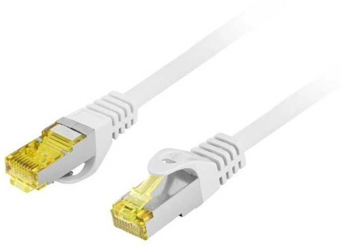 LANBERG patchcord kat.6A S/FTP LSZH CU 10m pilkas