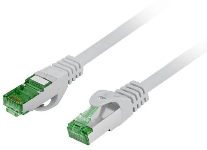 LANBERG Patchcord kat.7 S/FTP LSZH CU 0.25m pilkas Fluke praėjo