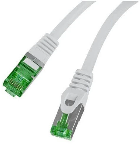 LANBERG Patchcord kat.7 S/FTP LSZH CU 0.25m pilkas Fluke praėjo