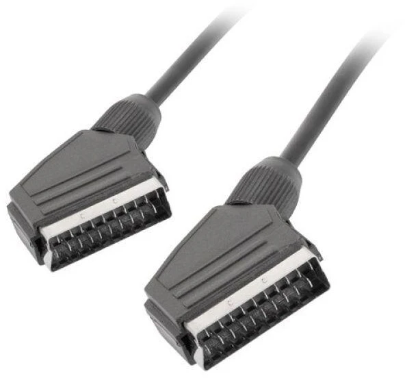 LANBERG CA-EUEU-10CC-0018-BK laidas Scart-Scart 1,8 m