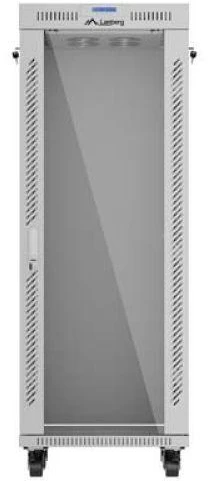 Lanberg pastatoma stelažinė spintelė 19" 32U 600x600 rutulinės stiklinės durelėmis LCD