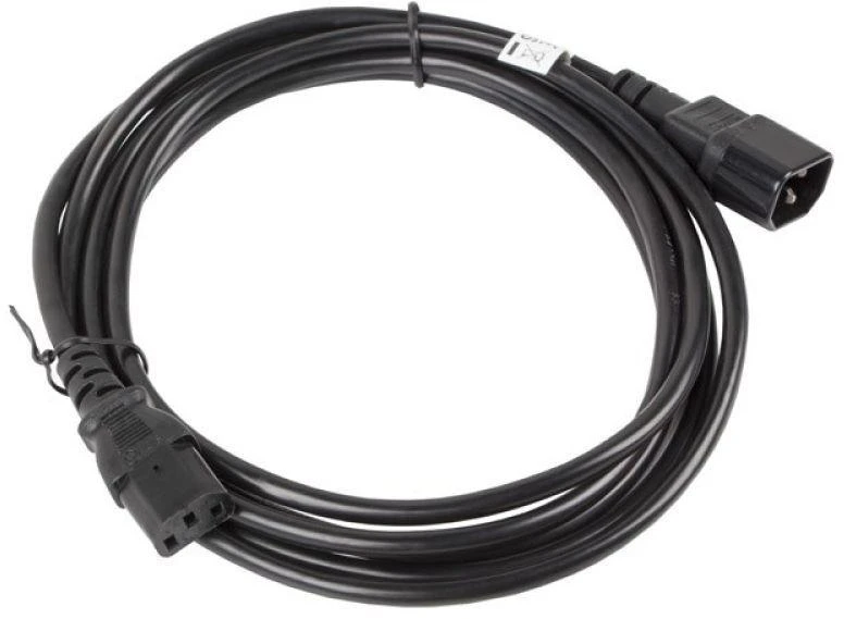 LANBERG CA-C13E-11CC-0030-BK ilginamasis maitinimo kabelis C13-> C14 3m VDE