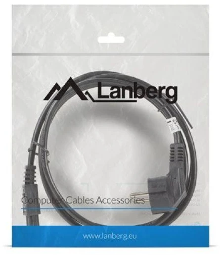 LANBERG CA-C5CA-11CC-0018-BK nešiojamojo kompiuterio maitinimo laidas MICKEY CEE 7/7->C5 1.8m
