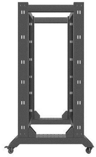 LANBERG OR01-6827-B open rack 19 27U/600x800mm juodas
