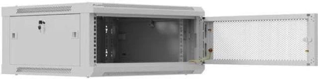 Lanberg prie sienos montuojama instaliacinė spintelė 19" 4U 600X600 | WF01-6604-23S | Pilkas