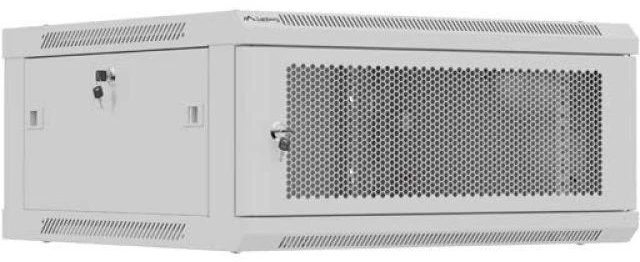 Lanberg prie sienos montuojama instaliacinė spintelė 19" 4U 600X600 | WF01-6604-23S | Pilkas