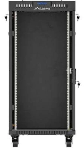 Lanberg stovima 19" 24U 600x800 juoda spinta su stiklinėmis LCD durimis V2