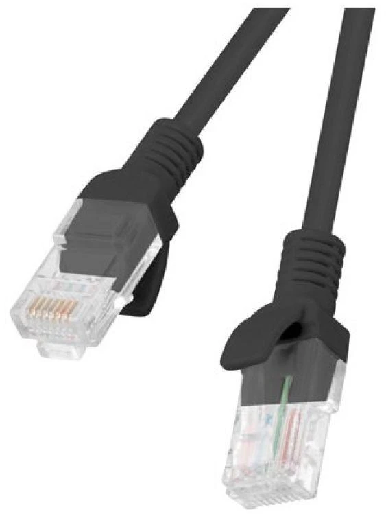LANBERG PCU5-10CC-0025-BK Patchcord RJ45 kat. 5e UTP 0,25m judas