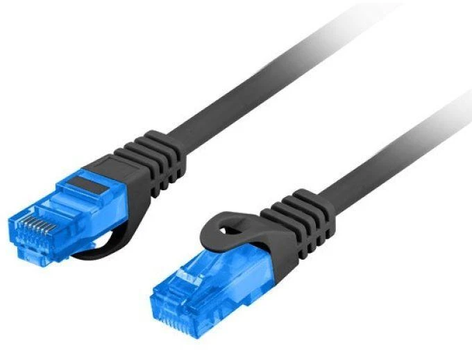LANBERG patchcord kat.6A FTP LSZH CCA 10m juodas