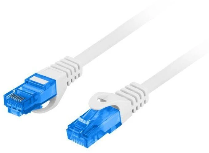 LANBERG patchcord kat.6A FTP LSZH CCA 1m pilkas