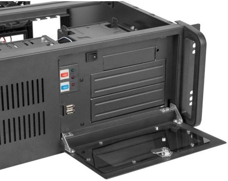 LANBERG SC01-4504-10B RACKMOUNT SERVER CHASSIS ATX 450/10 19/4U