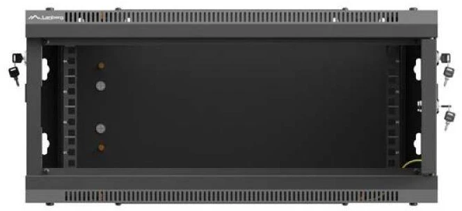 Lanberg WF01-6404-00B rack spintelė 4U prie sienos montuojama lentyna Juodas
