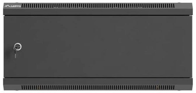 Lanberg Sieninė instaliacinė spintelė 19" 4U 600X600 | WF01-6604-00B | Juodas