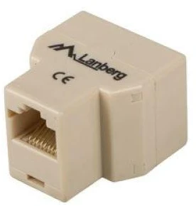 LANBERG AD-RJ45-2RJ45-OU Lanberg RJ45 inline coupler RJ45->2XRJ45
