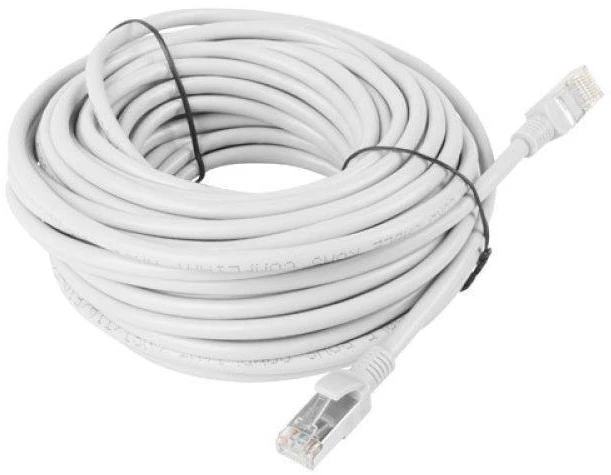 LANBERG patchcord kat.5e 30m pilkas