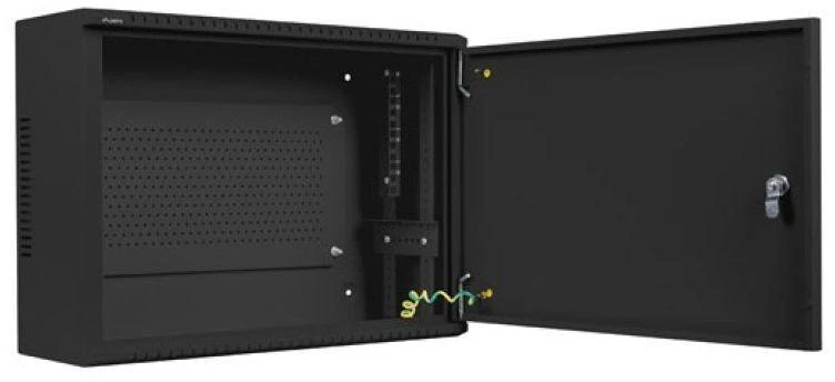 Lanberg | Rack spintelė 19" prie sienos montuojama 4U+3U/540x200 žemo profilio | WAF1-5203-04-00B | Juodas