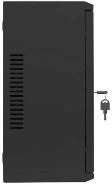 Lanberg | Rack spintelė 19" prie sienos montuojama 4U+3U/540x200 žemo profilio | WAF1-5203-04-00B | Juodas