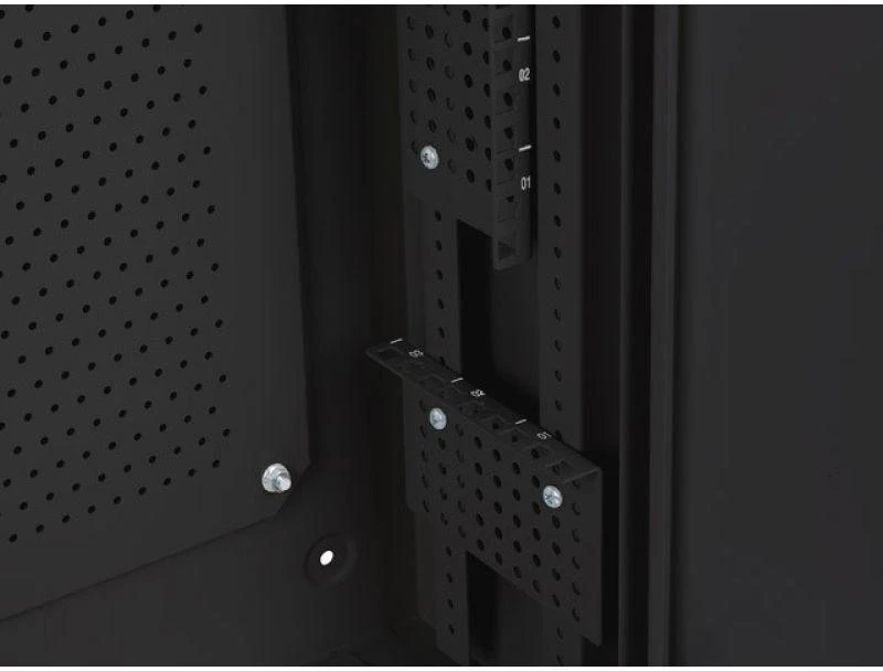 Lanberg WAF1-5203-06-00B rack spintelė 6U prie sienos montuojama lentyna Juodas