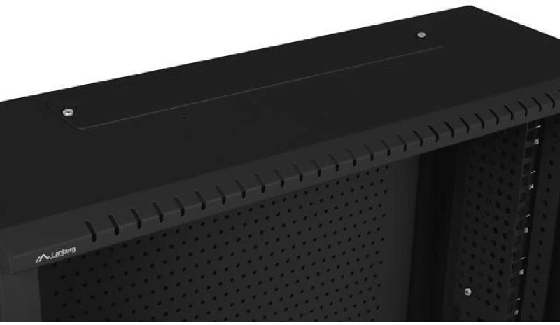 Lanberg WAF1-5203-06-00B rack spintelė 6U prie sienos montuojama lentyna Juodas