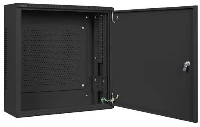 Lanberg WAF1-5203-06-00B rack spintelė 6U prie sienos montuojama lentyna Juodas