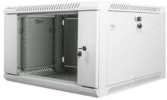 LANBERG WF01-6606-10S sieninis stovas 19 colių išmontuojamas plokščias paketas 6U/600x600mm pilka