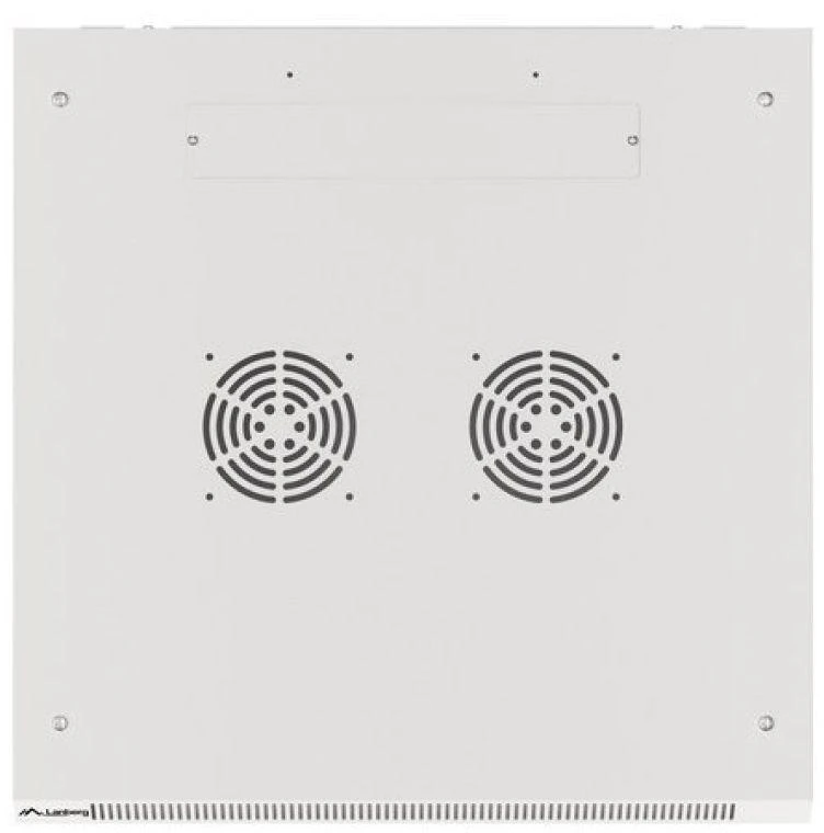 LANBERG sieninė spintelė 19 colių 9U 600x600 plieninės durys pilkas flat pack