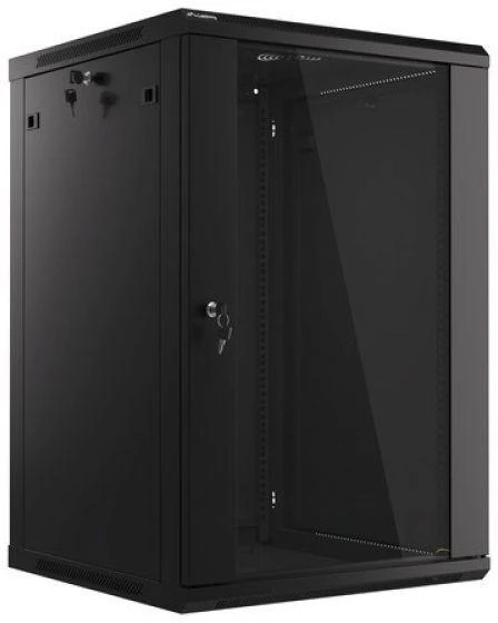 LANBERG WF01-6618-10B sieninis stovas 19 colių išmontuojamas plokščias paketas 18U/600x600mm juodas