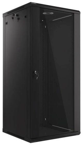 LANBERG WF01-6627-10B sieninis stovas 19 colių išmontuojamas plokščias paketas 27U/600x600mm juodas