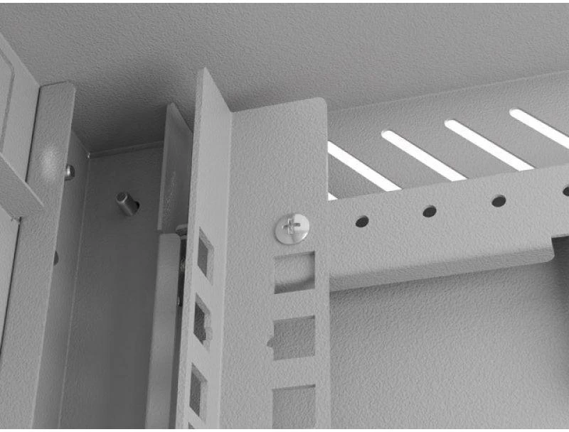 Lanberg 10 colių 9U 300x300 rutulinės pakabinamos spintelės stiklinės durys (plokščia pakuotė)