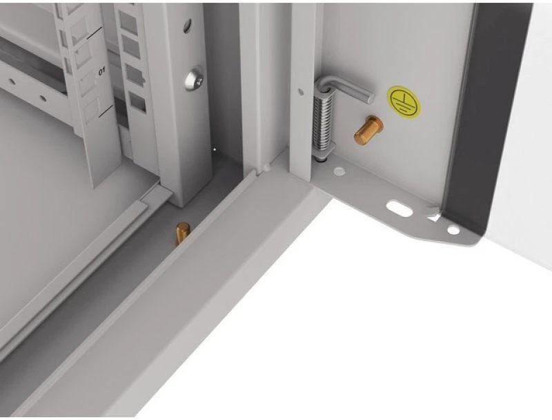 LANBERG 19 colių sieninis stovas 4U/570x600 išmontuojamas greitai surenkamas flat pack pilkas
