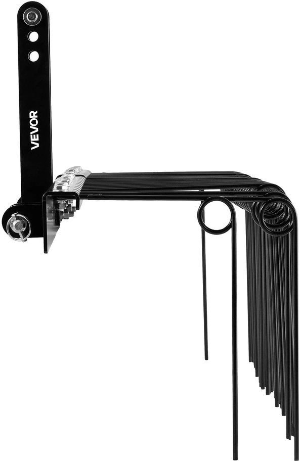 VEVOR 150 cm priekaba traukiama kraštovaizdžio grėblys