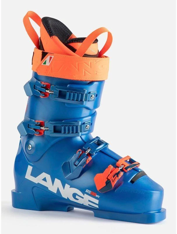 LANGE RS 110 MV Ryškiai Mėlyni Slidinėjimo Batai