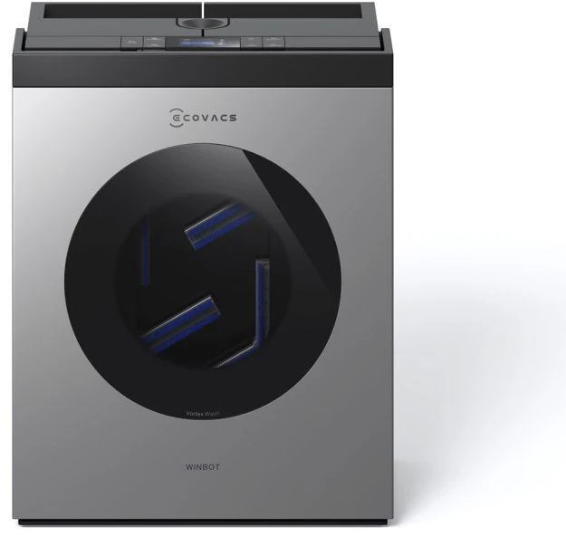 Langų valymo robotas Ecovacs WINBOT W3 OMNI, Baltas/sidabrinis