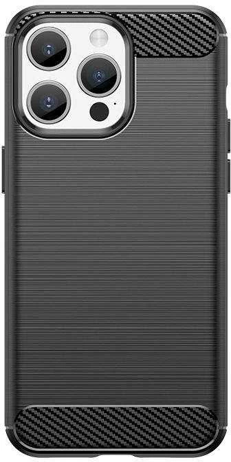Hurtel Flexible carbon pattern Apple iPhone 15 Pro Max Carbon – dėklas telefonui juodos spalvos