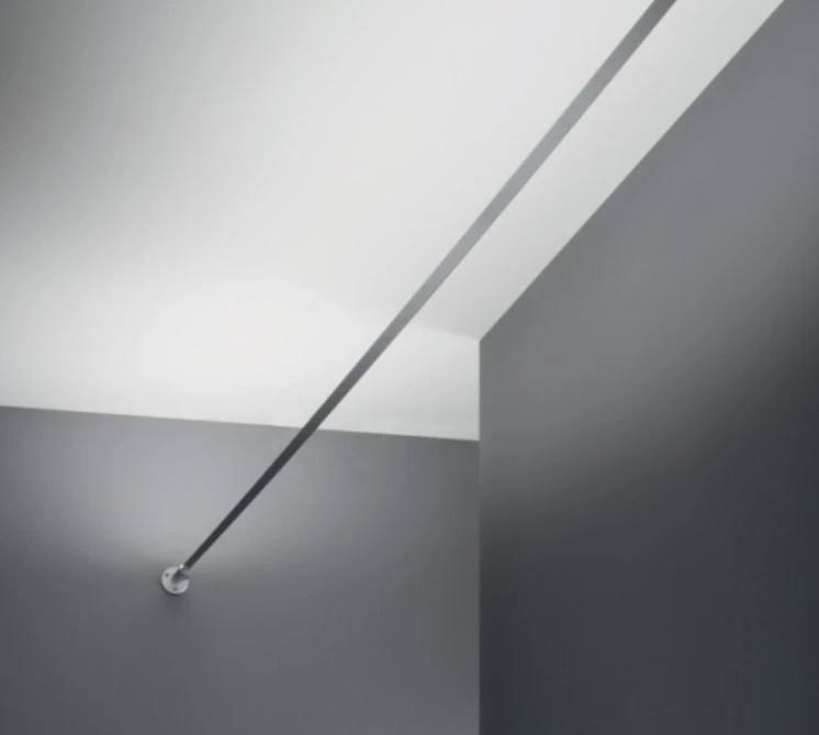 Lankstus LED juostos profilis TESI, juodas, 10m, 344881
