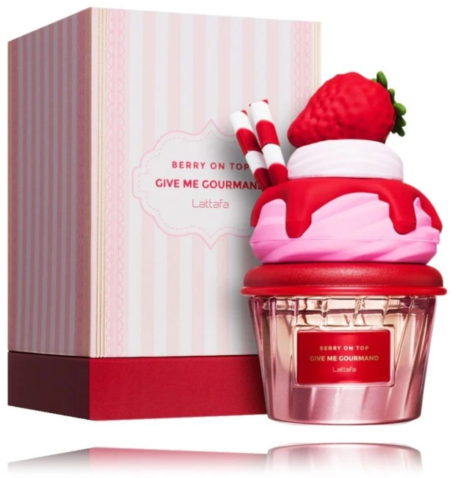 Lattafa Berry On Top Give Me Gourmand EDP parfumuotas vanduo moterims, 75 ml