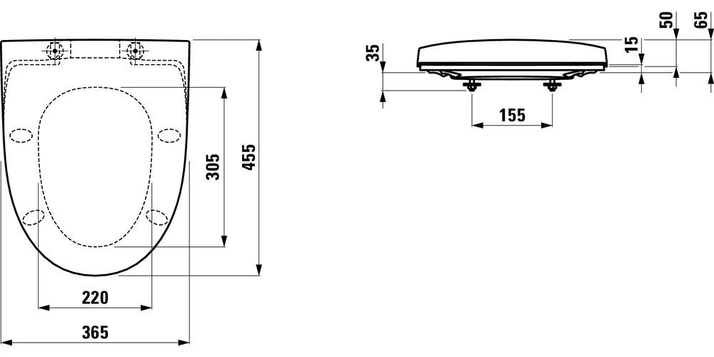 Laufen poda sēdriņķis ar vāku podam Pro Nordic H820958 un Kompas, SC, balts