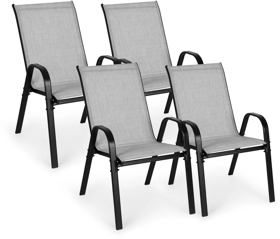 MultiGarden Sulankstomos sodo kėdės (90.5x72x55 cm) 4 vnt.