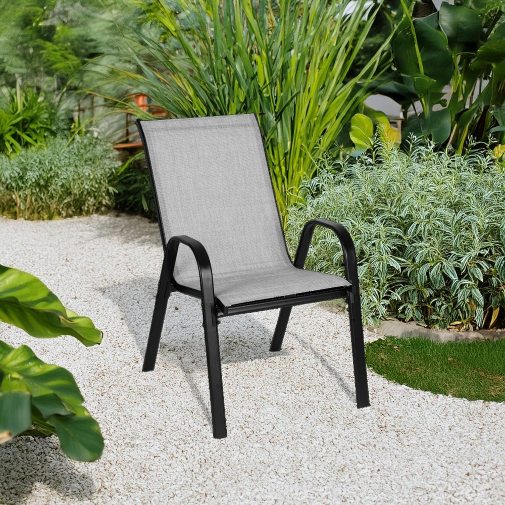 MultiGarden Sulankstomos sodo kėdės (90.5x72x55 cm) 4 vnt.