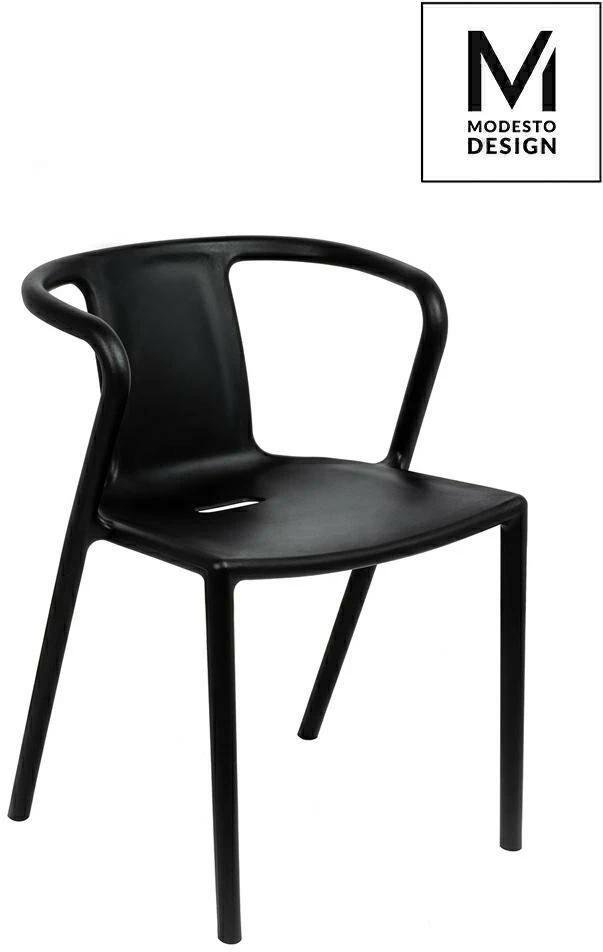 Lauko baldų komplektas Lauko kėdė AIR, juoda, plastikinė