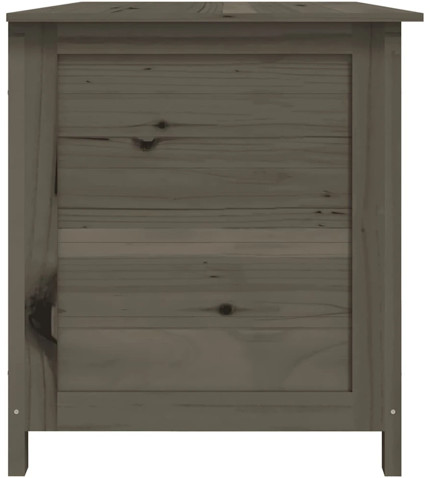 Lauko dėžė pagalvėlėms, antracito, 150x50x56cm, eglės masyvas