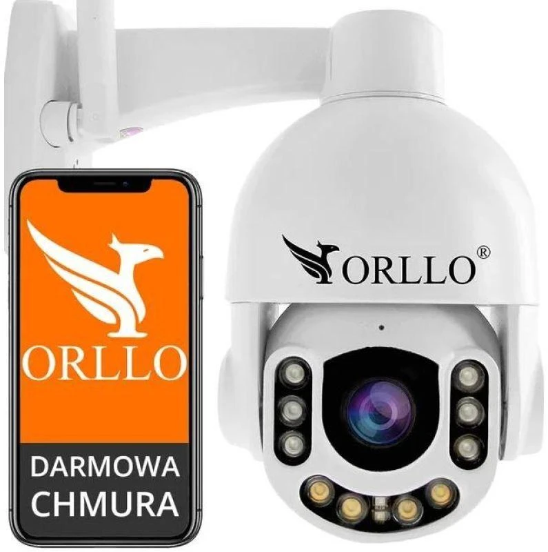 Orllo Z7 Pro lauke besisukanti GSM 4MPx IP kamera