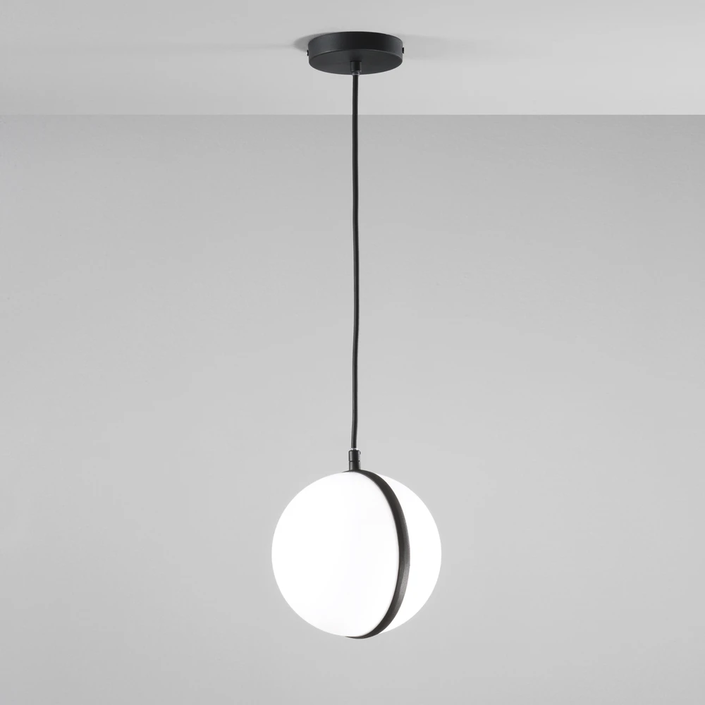 Lauko pakabinamas šviestuvas ORBIT, juodas, 1xE27, IP44