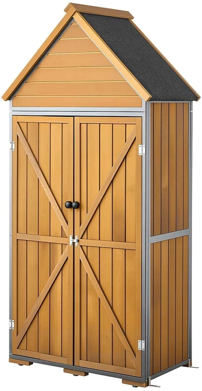 Lauko sandėliukas VEVOR SC-04, 112 x 170 cm